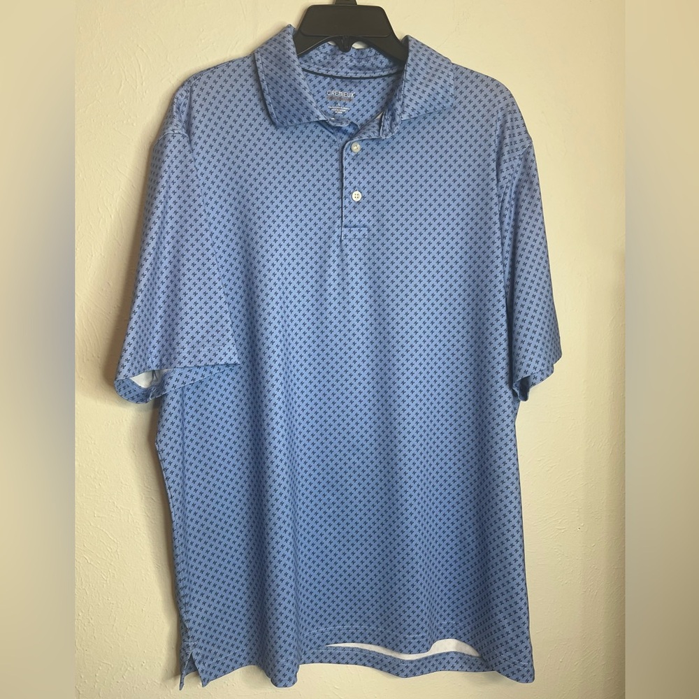 Cremieux Men's Large Performance Polo Short Sleeve Polyester Spandex Shirt